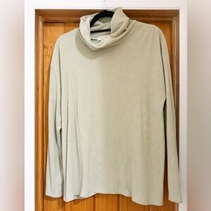 Eri + Ali Women Ribbed Cowl Neck Wrap Back Sweater | Size M